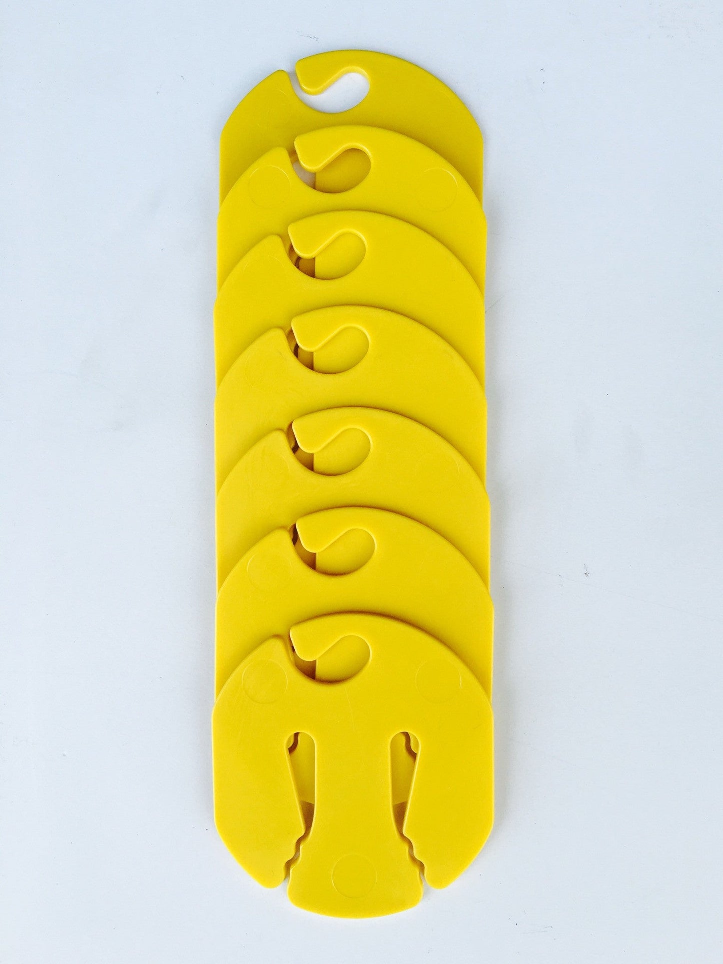 Conjunto de 7+(2 de oferta) cabides Merry Socks amarelo