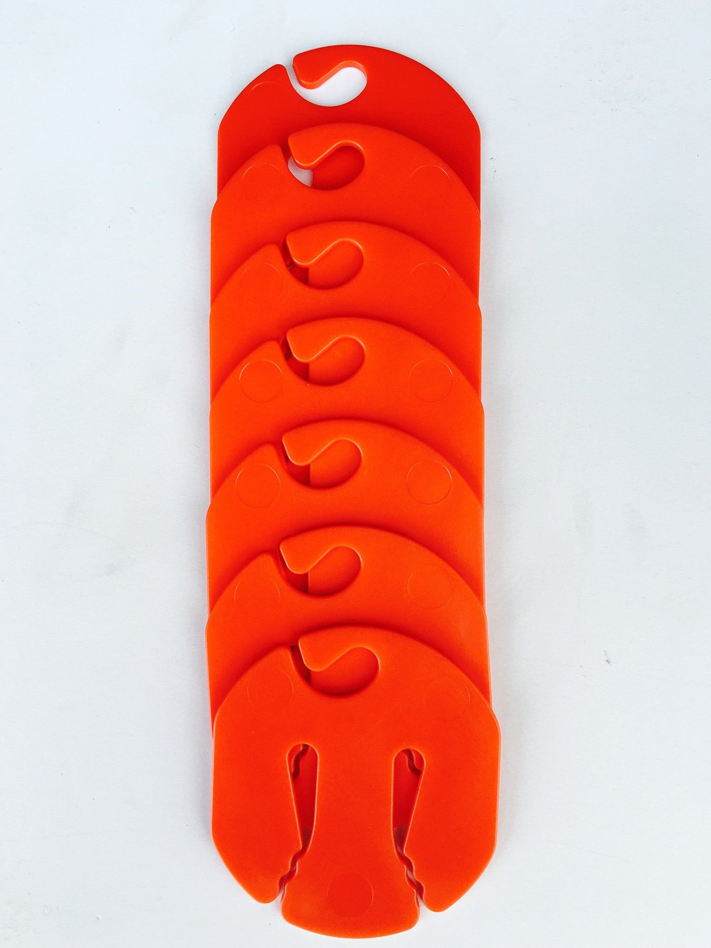 Conjunto de 7+(2 de oferta) cabides Merry Socks vermelho