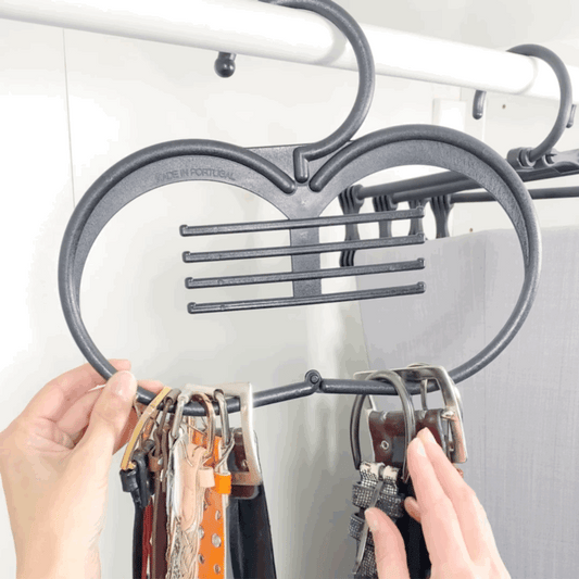Cabide para malas, cintos e lenços