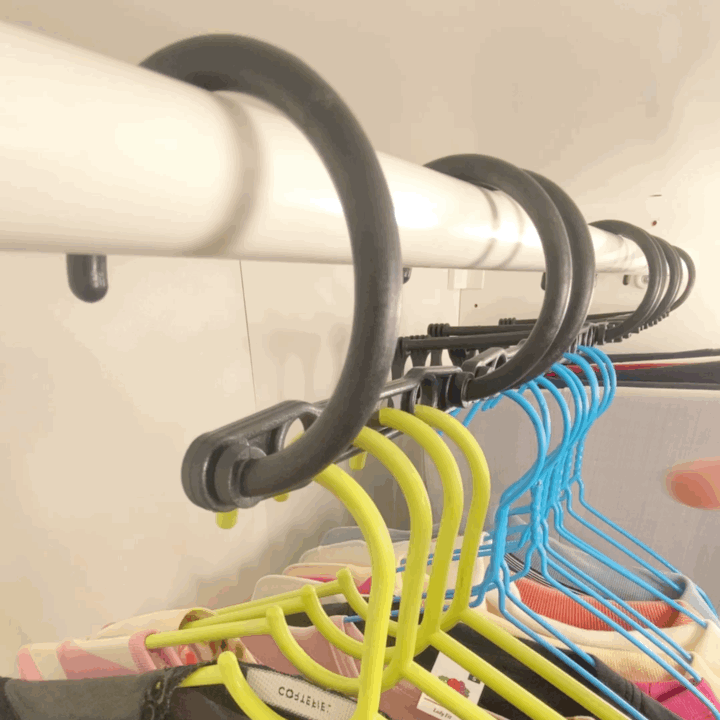 Porta-Cabides 4 furos