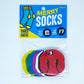 Conjunto de 7+(2 de oferta) cabides Merry Socks cores misturadas
